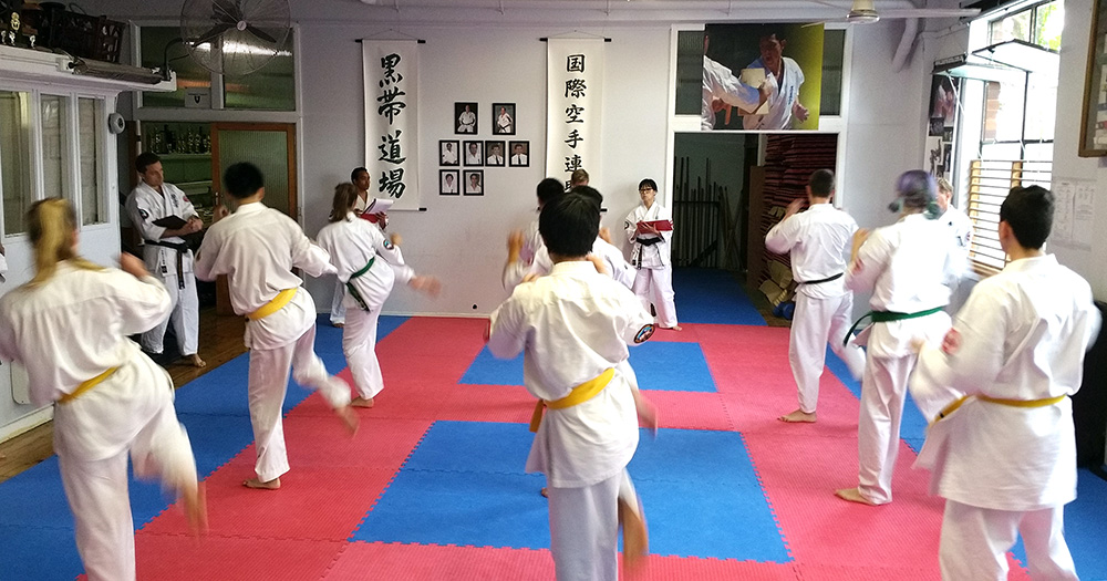 Senior grading in progress