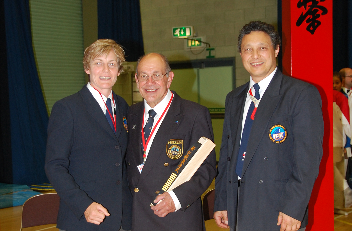Hanshi getting his 10th dan